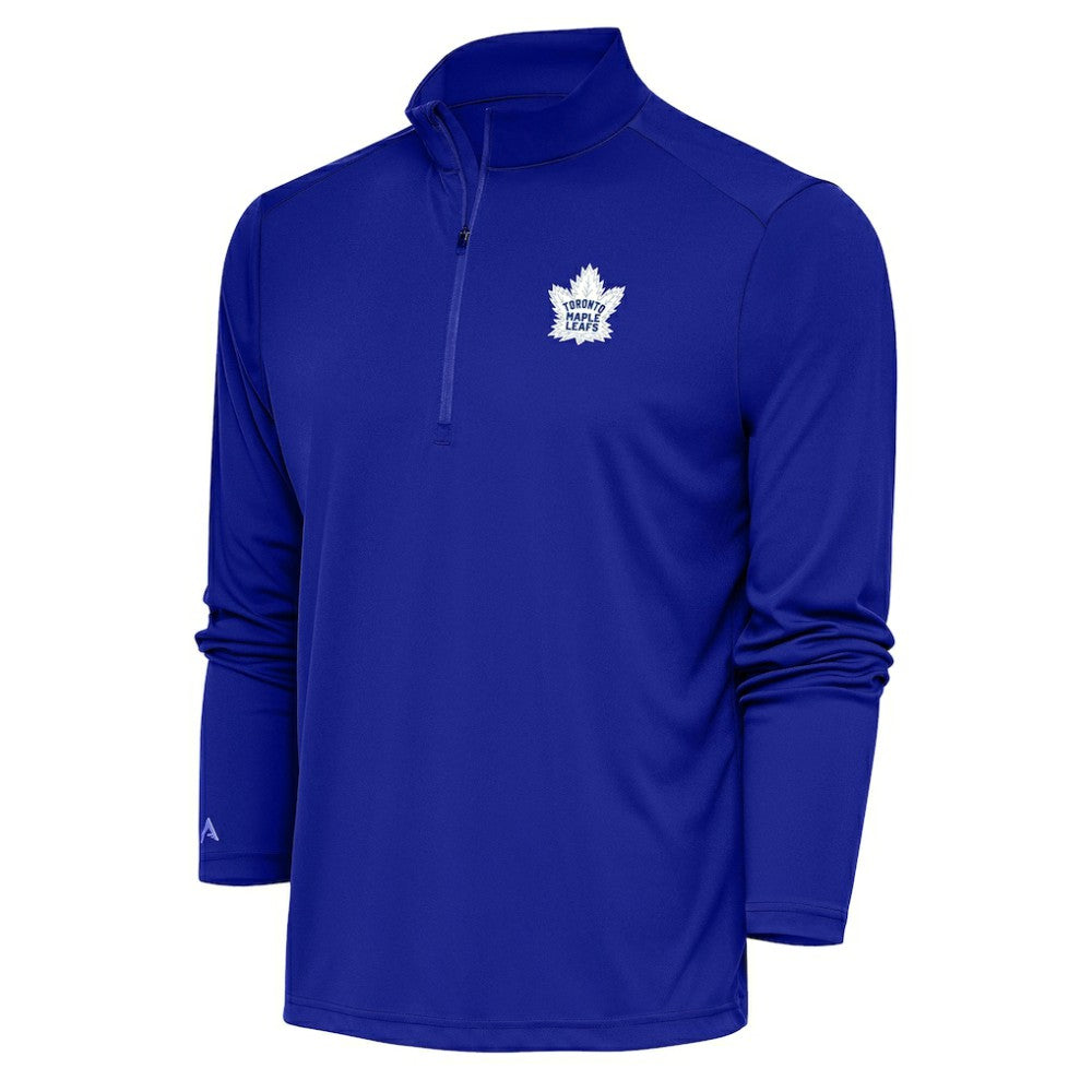 Toronto Maple Leafs Antigua Special Edition 2.0 Tribute Quarter-Zip Pullover Top - Royal | US 5205593