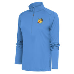 Florida Panthers Antigua Women's Special Edition 2.0 Tribute Quarter-Zip Pullover Top - Light Blue | US 5206126