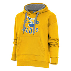 St. Louis Blues Antigua Women's Special Edition 2.0 Victory Pullover Hoodie - Gold | US 5206203