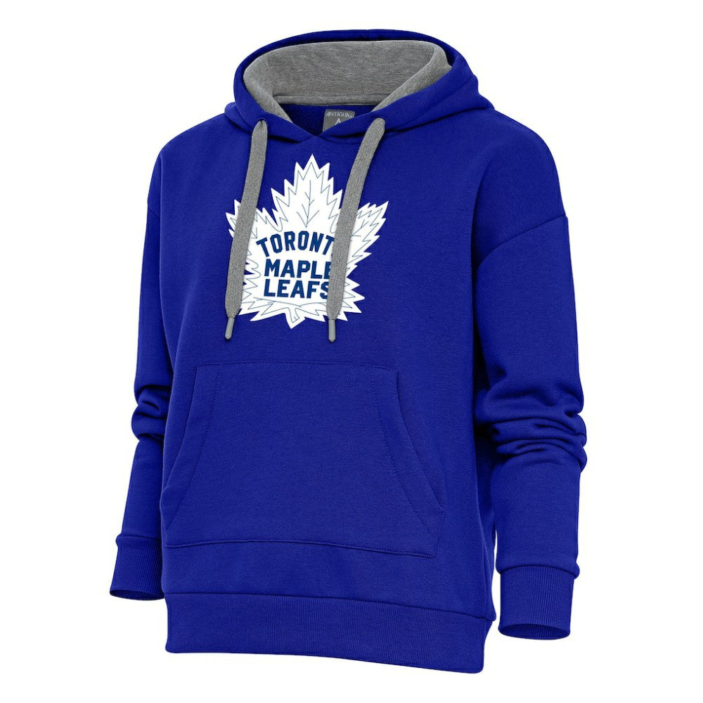 Toronto Maple Leafs Antigua Women's Special Edition 2.0 Victory Pullover Hoodie - Royal | US 5206205