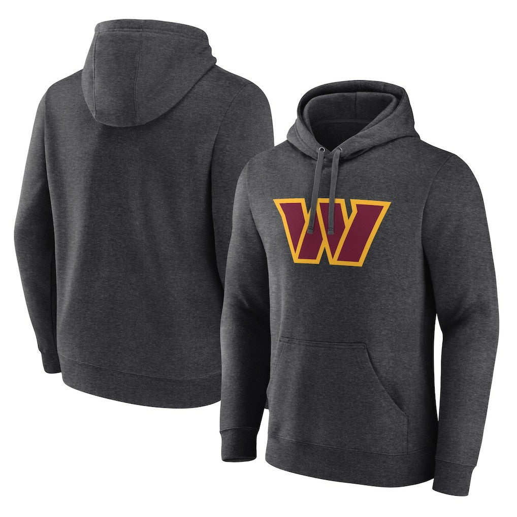Washington Commanders Primary Logo Pullover Hoodie - Charcoal Hoodies