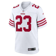 Christian McCaffrey San Francisco 49ers Game Player Jersey - White Jerseys