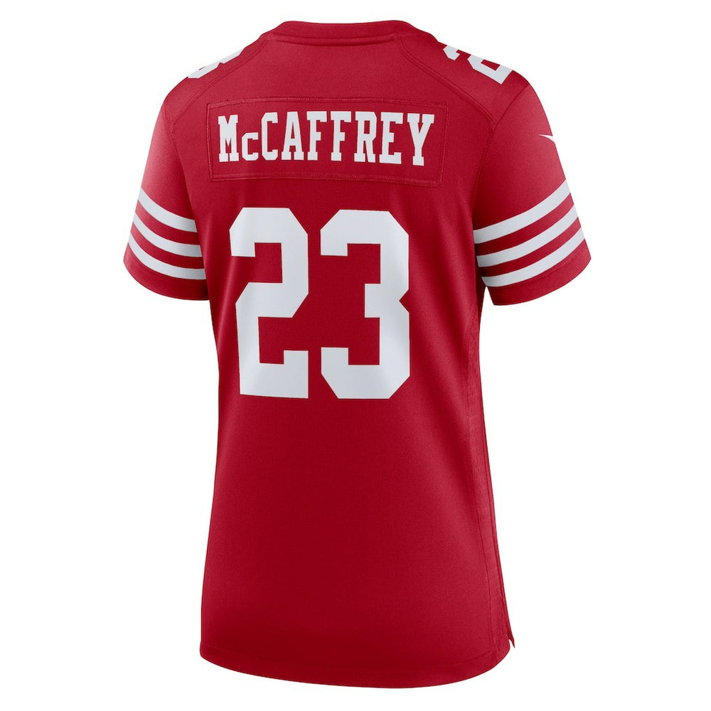 Christian McCaffrey San Francisco 49ers Women's Player Jersey - Scarlet Jerseys