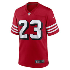 Christian McCaffrey San Francisco 49ers Alternate Game Player Jersey - Scarlet Jerseys