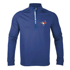 Toronto Blue Jays Levelwear Calibre Quarter-Zip Pullover Top - Royal Pullover