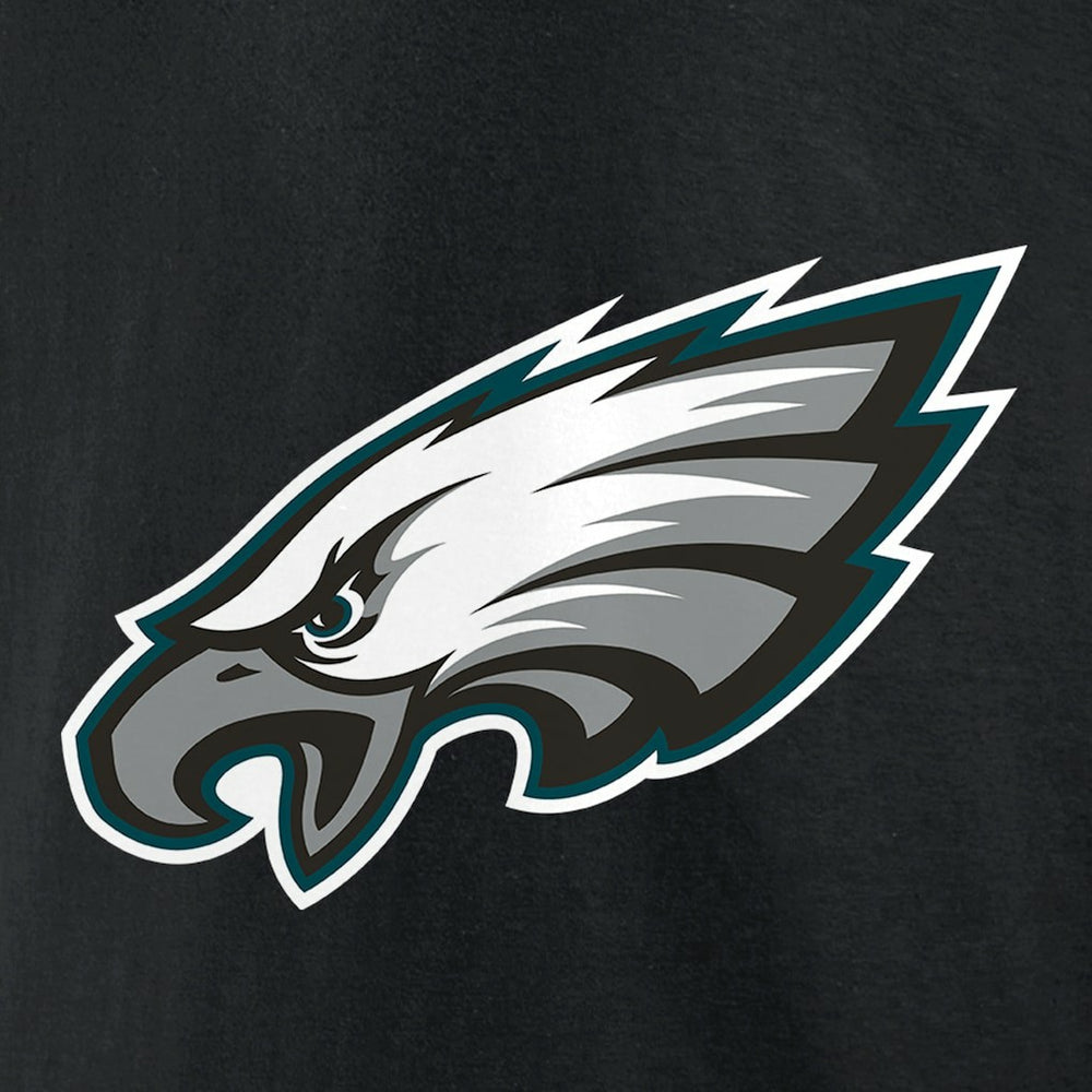 Dallas Goedert Philadelphia Eagles Icon Player Name & Number T-Shirt - Black T-shirts