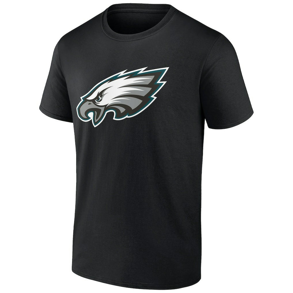 Jalen Hurts Philadelphia Eagles Icon Player Name & Number T-Shirt - Black T-shirts