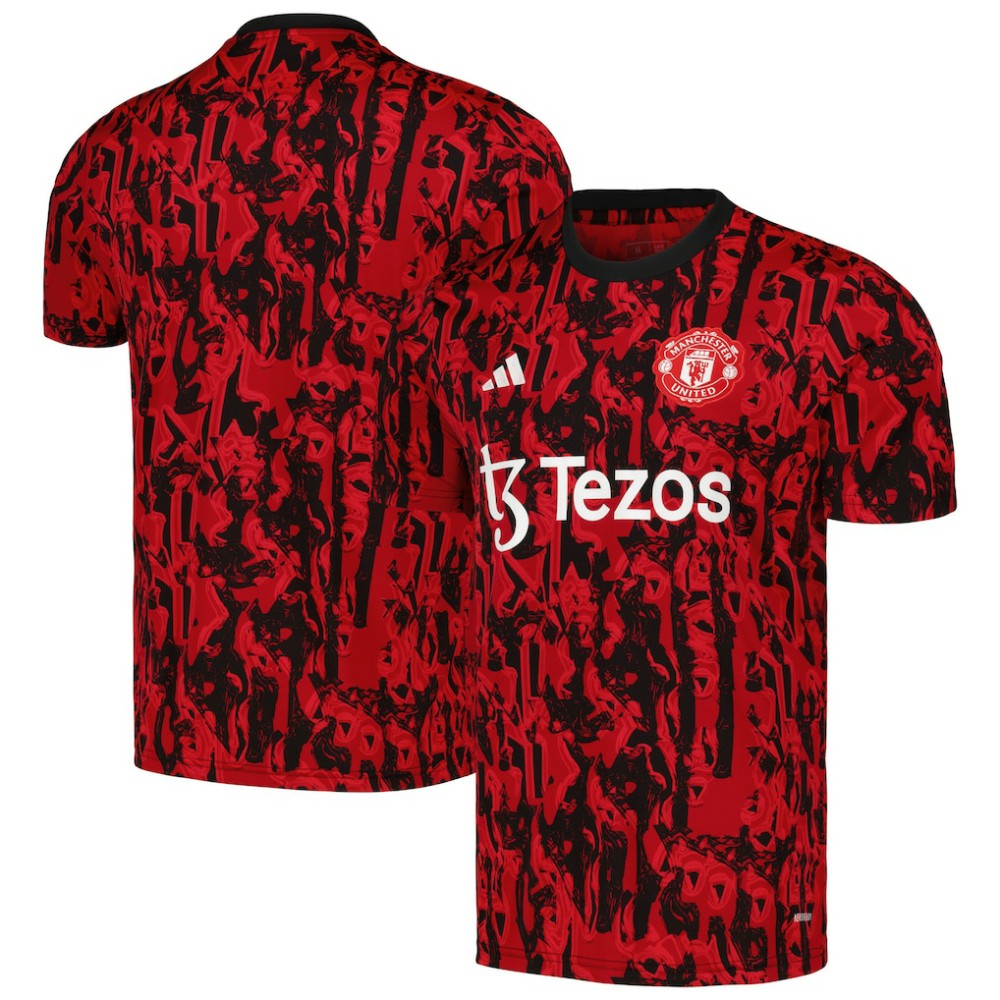 Manchester United 2023/24 Pre-Match Top Red - Adidas for sale