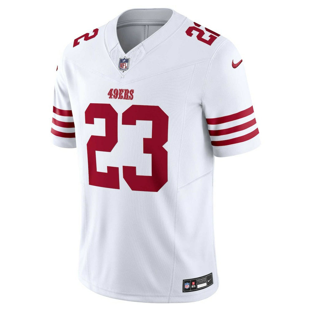 Christian McCaffrey San Francisco 49ers Vapor F.U.S.E. Limited Jersey - White Jerseys