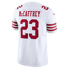 Christian McCaffrey San Francisco 49ers Vapor F.U.S.E. Limited Jersey - White Jerseys