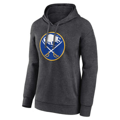 Buffalo Sabres Women's Primary Logo Pullover Hoodie - Charcoal | US 5220948