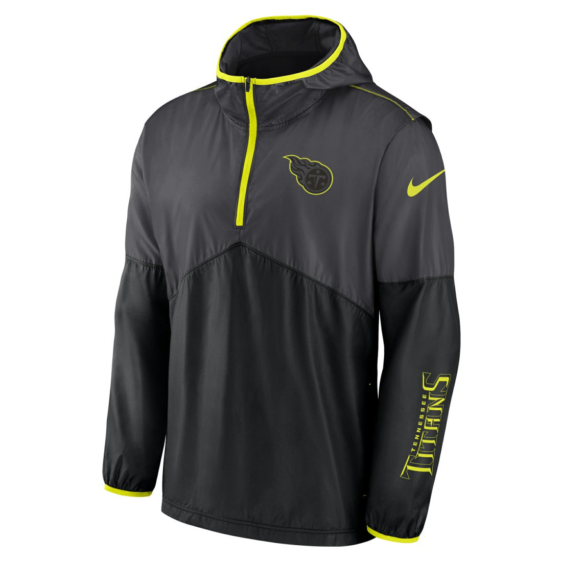 Tennessee Titans Volt Hoodie Half-Zip Jacket - Anthracite Hoodies