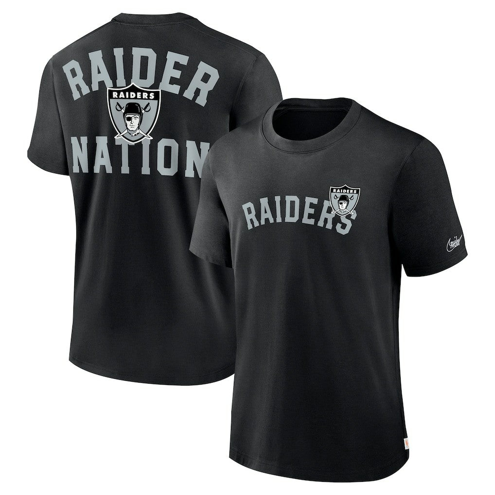 Las Vegas Raiders Rewind Slogan T-Shirt - Black T-shirts