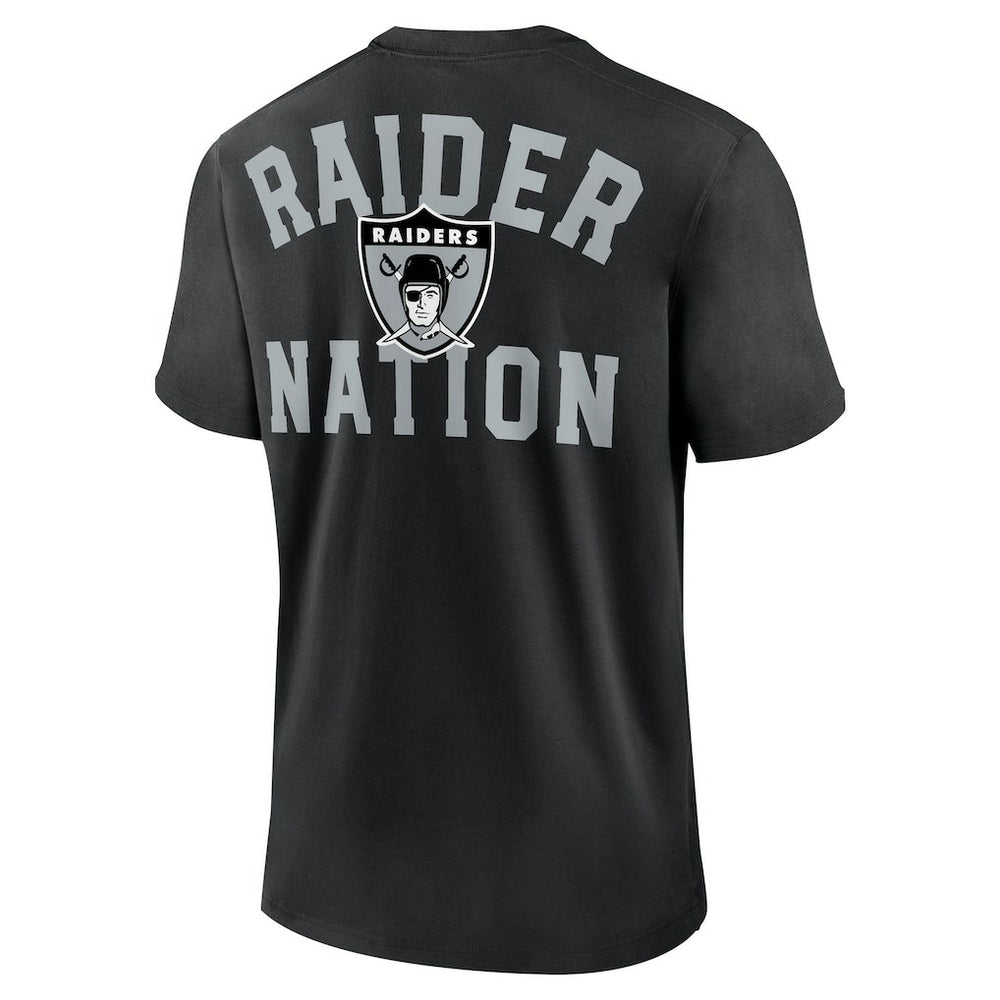 Las Vegas Raiders Rewind Slogan T-Shirt - Black T-shirts