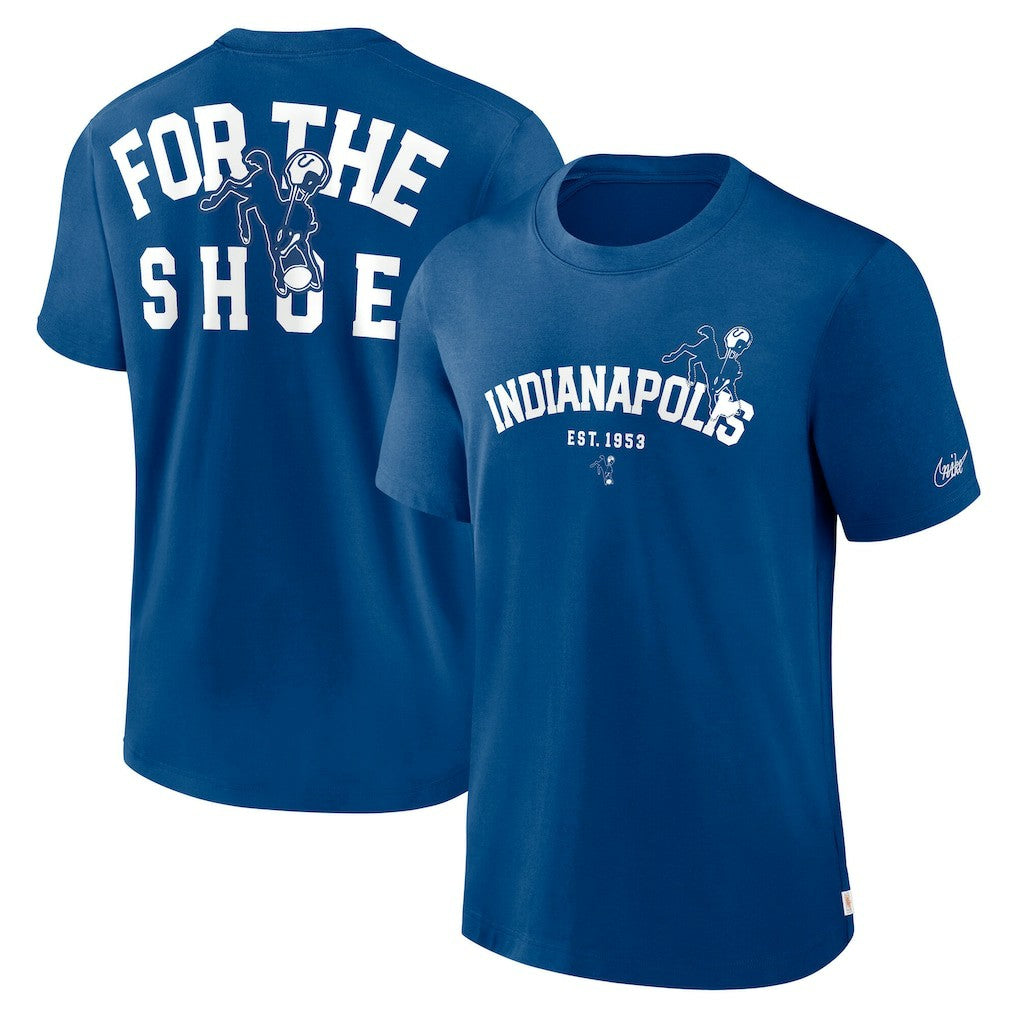 Indianapolis Colts Rewind Slogan T-Shirt - Royal T-shirts