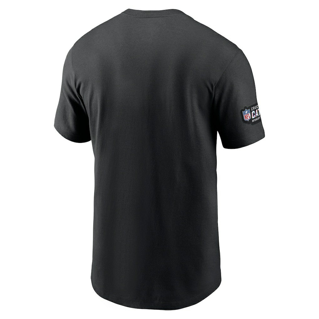 Arizona Cardinals Crucial Catch Sideline Tri-Blend T-Shirt - Black T-shirts