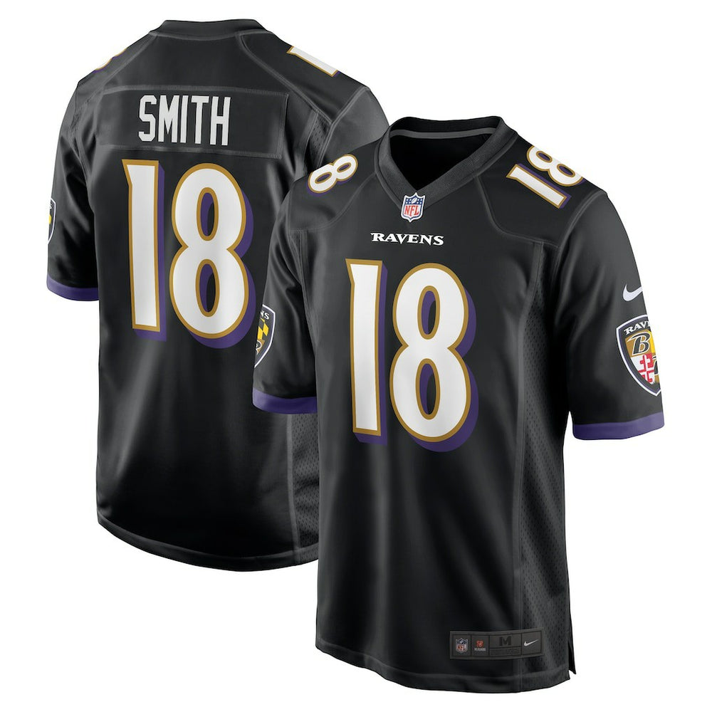 Roquan Smith Baltimore Ravens Alternate Game Jersey - Black Jerseys