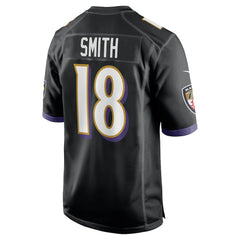 Roquan Smith Baltimore Ravens Alternate Game Jersey - Black Jerseys