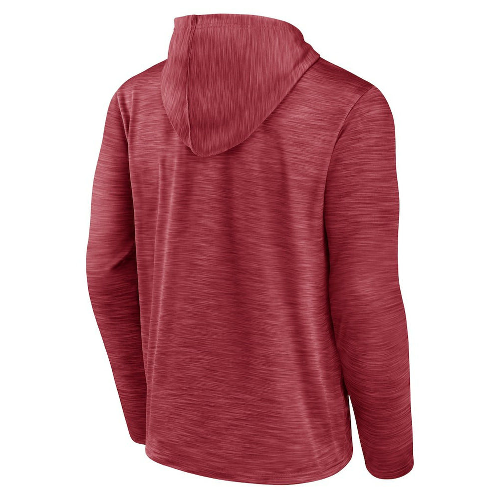 Arizona Cardinals Hook and Ladder Pullover Hoodie - Heather Cardinal Hoodies