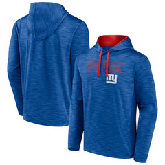 New York Giants Hook and Ladder Pullover Hoodie - Heather Royal Hoodies