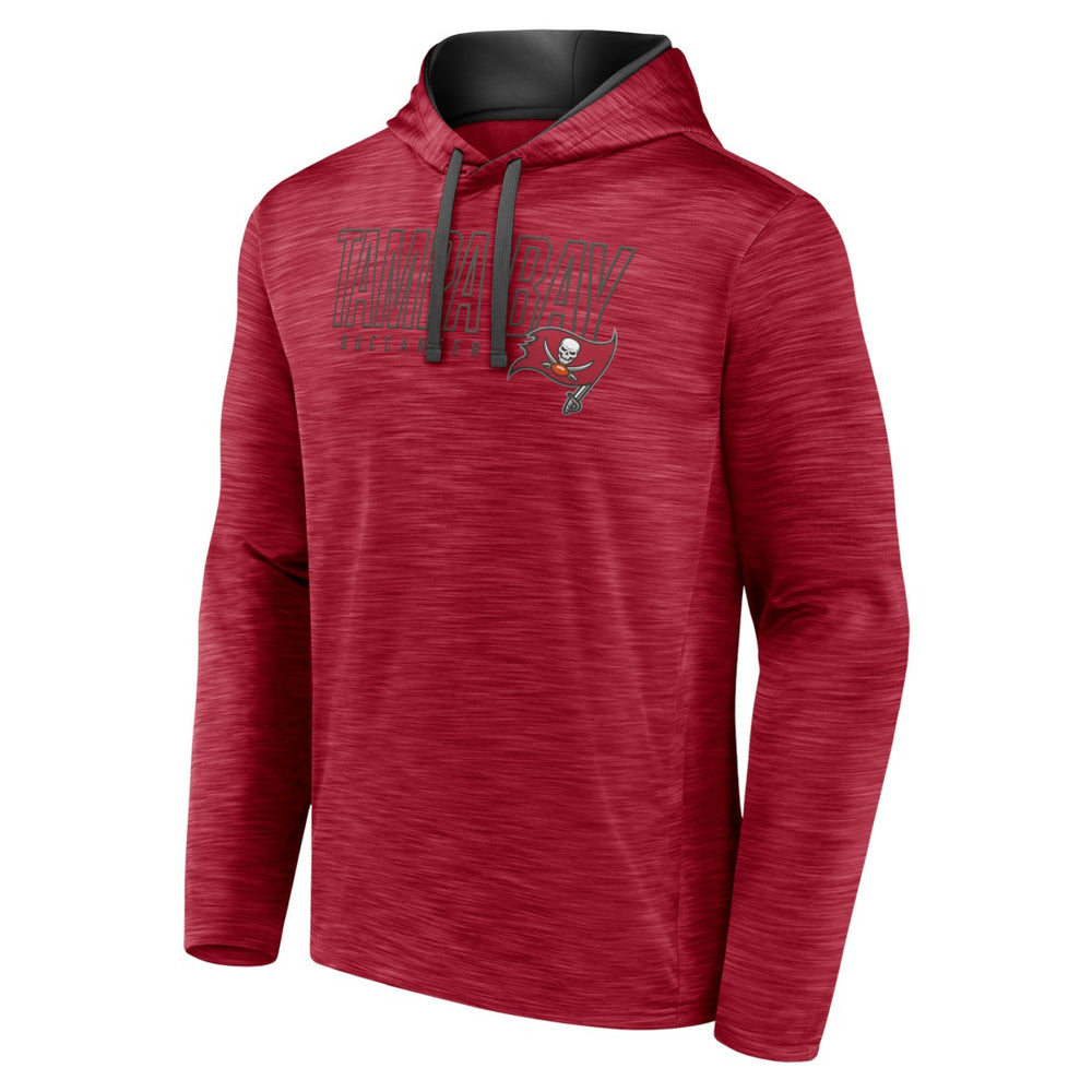 Tampa Bay Buccaneers Hook and Ladder Pullover Hoodie - Heather Red Hoodies