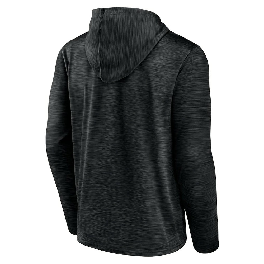 Las Vegas Raiders Hook and Ladder Pullover Hoodie - Heather Black Hoodies