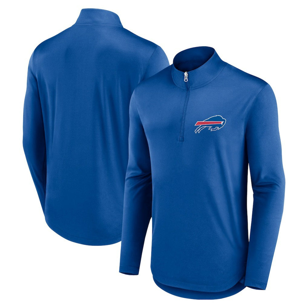 Buffalo Bills Quarterback Quarter-Zip Top - Royal Tops