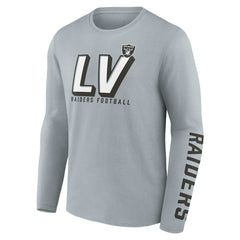 Las Vegas Raiders Two-Pack T-Shirt Combo Set - Silver/Black T-shirts