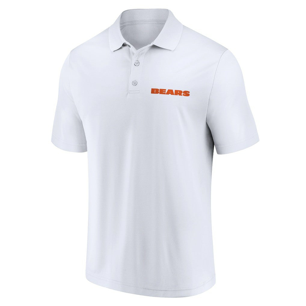 Chicago Bears Lockup Two-Pack Polo Set - White/Navy