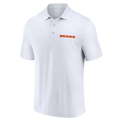 Chicago Bears Lockup Two-Pack Polo Set - White/Navy