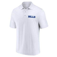 Buffalo Bills Lockup Two-Pack Polo Set - White/Royal