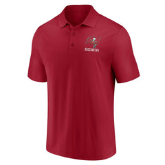Tampa Bay Buccaneers Lockup Two-Pack Polo Set - White/Red