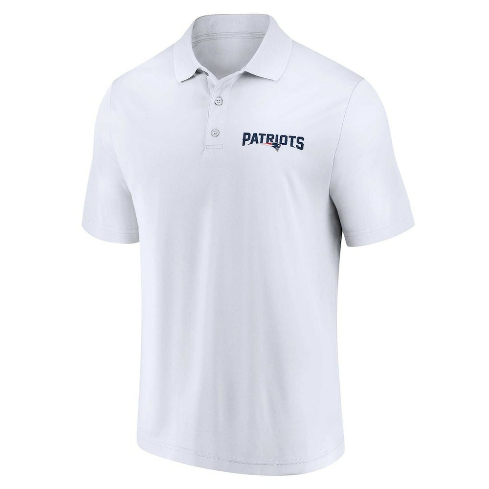 New England Patriots Lockup Two-Pack Polo Set - White/Navy