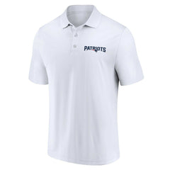 New England Patriots Lockup Two-Pack Polo Set - White/Navy