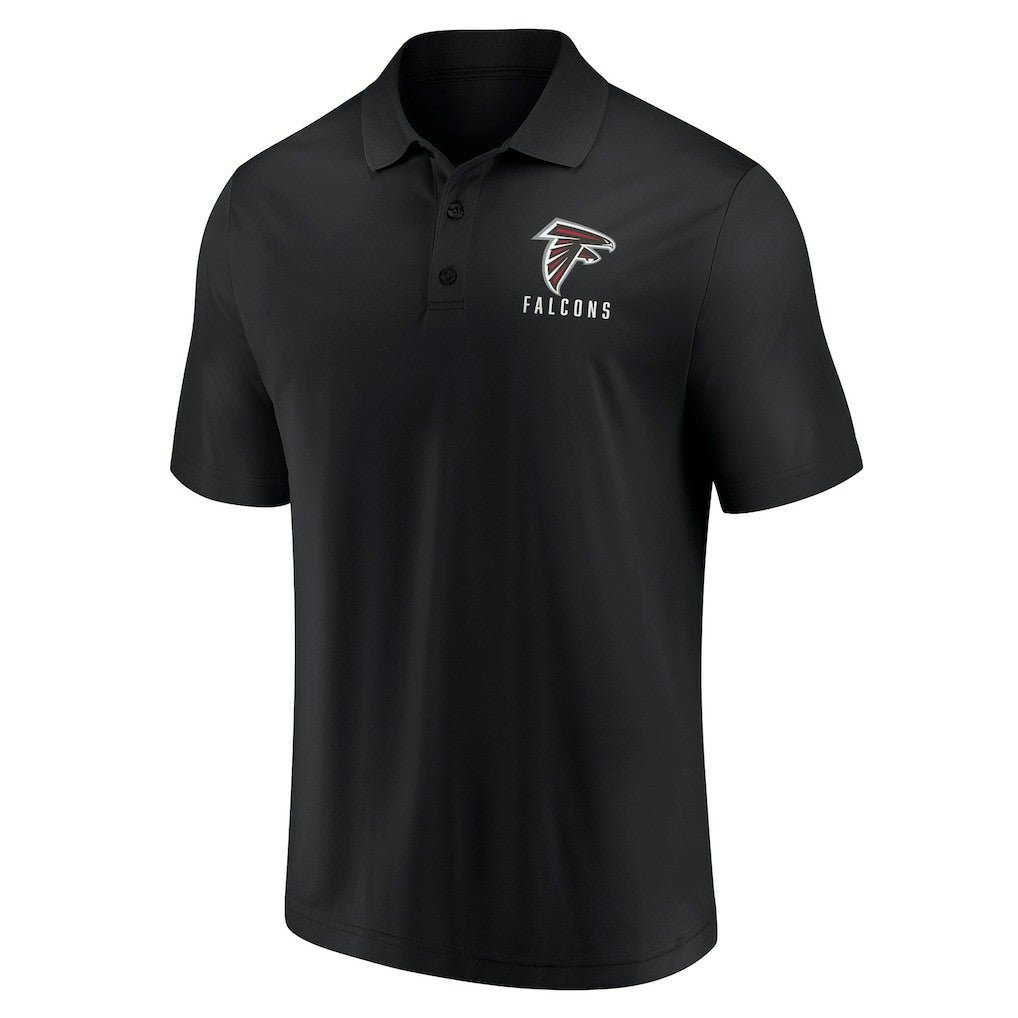 Atlanta Falcons Lockup Two-Pack Polo Set - White/Black