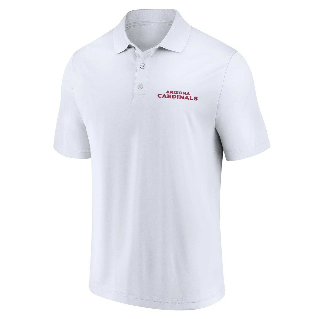 Arizona Cardinals Lockup Two-Pack Polo Set - White/Cardinal