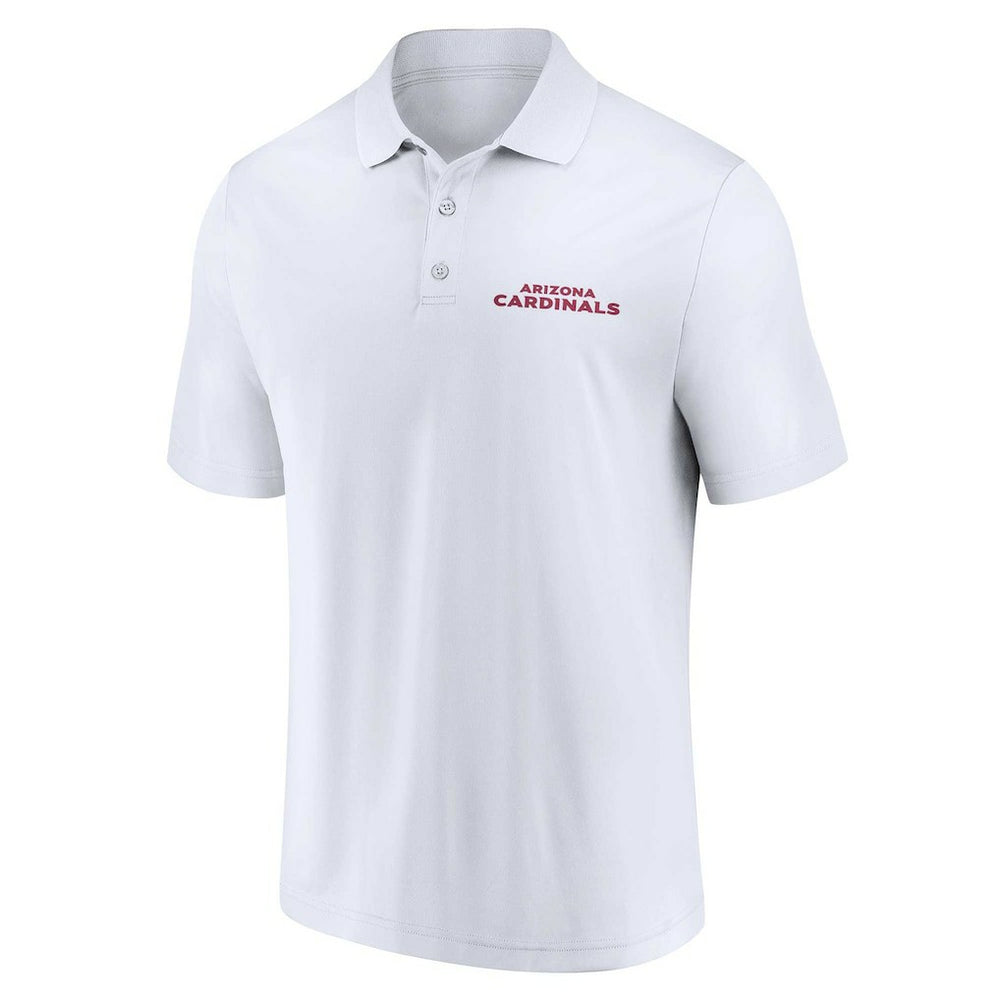Arizona Cardinals Lockup Two-Pack Polo Set - White/Cardinal