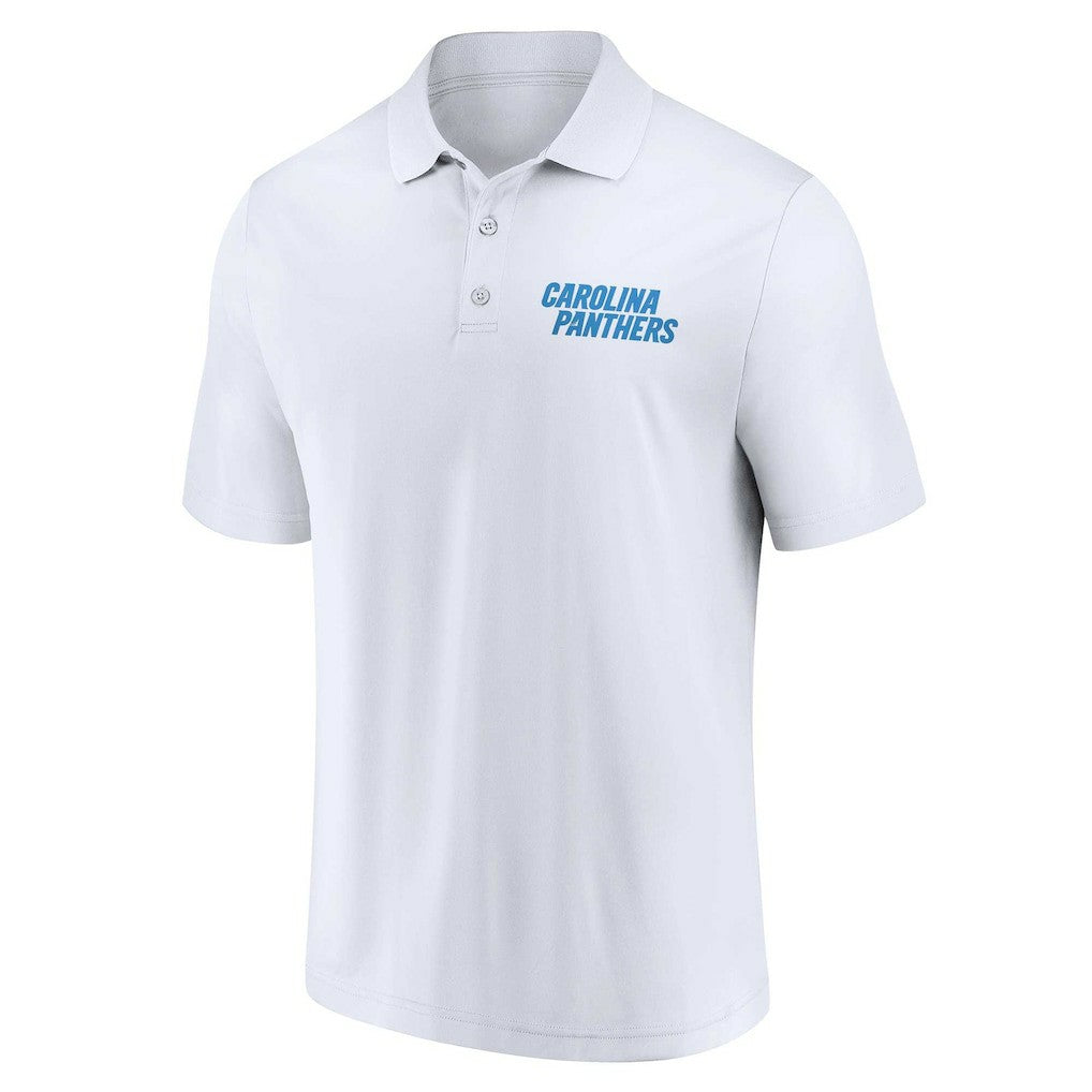 Carolina Panthers Lockup Two-Pack Polo Set - White/Black