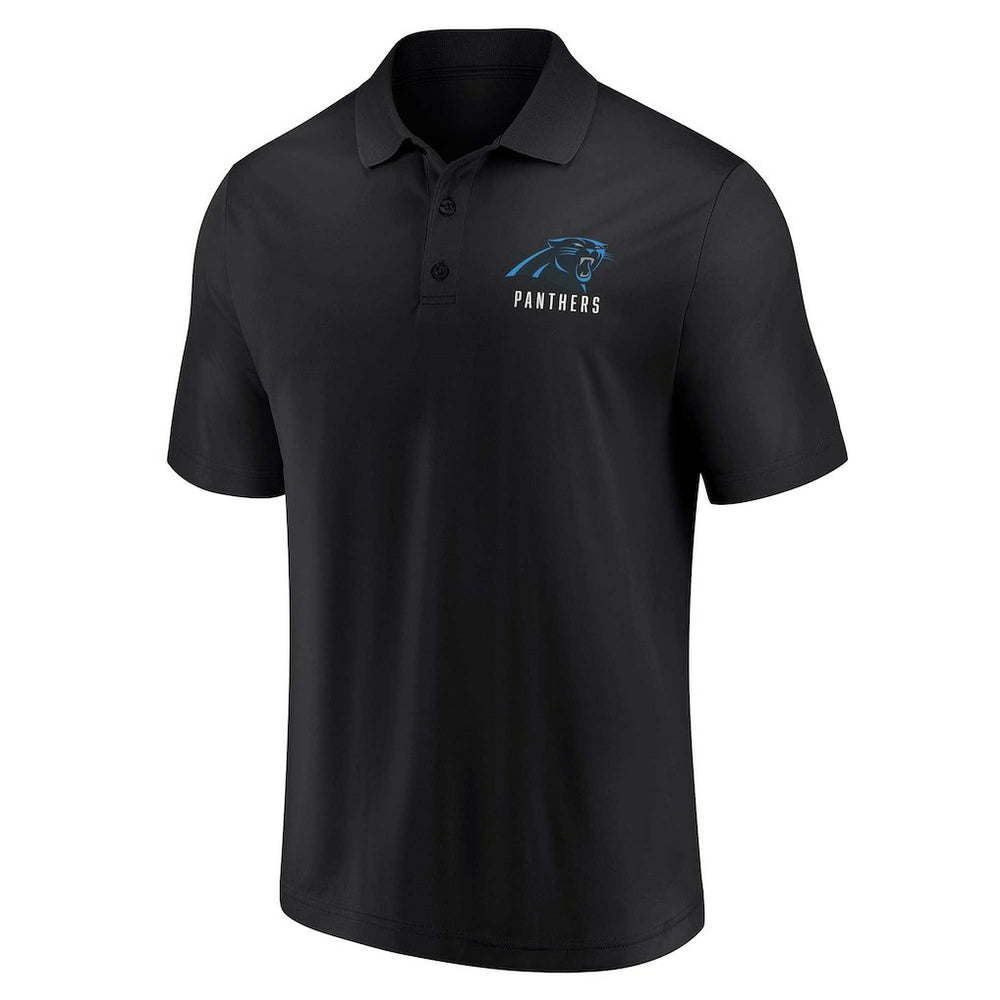 Carolina Panthers Lockup Two-Pack Polo Set - White/Black