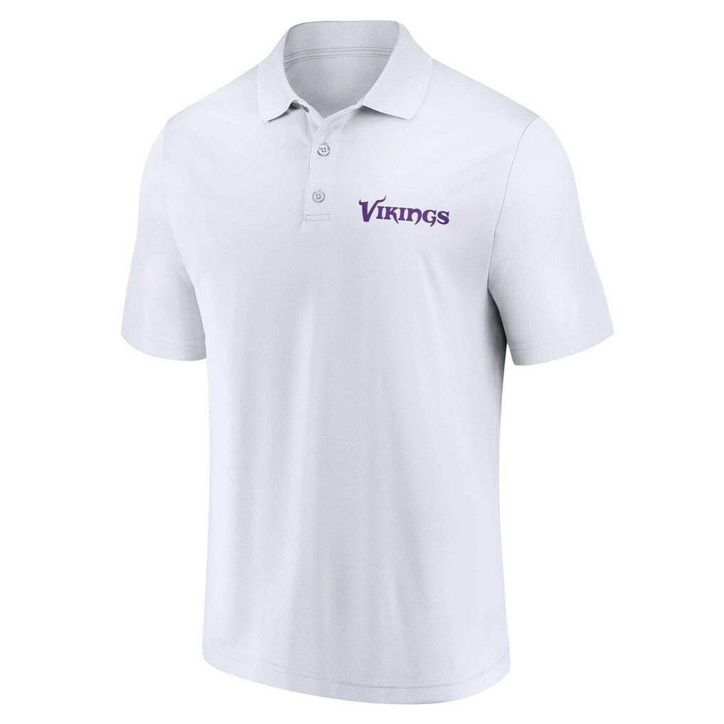 Minnesota Vikings Lockup Two-Pack Polo Set - White/Purple