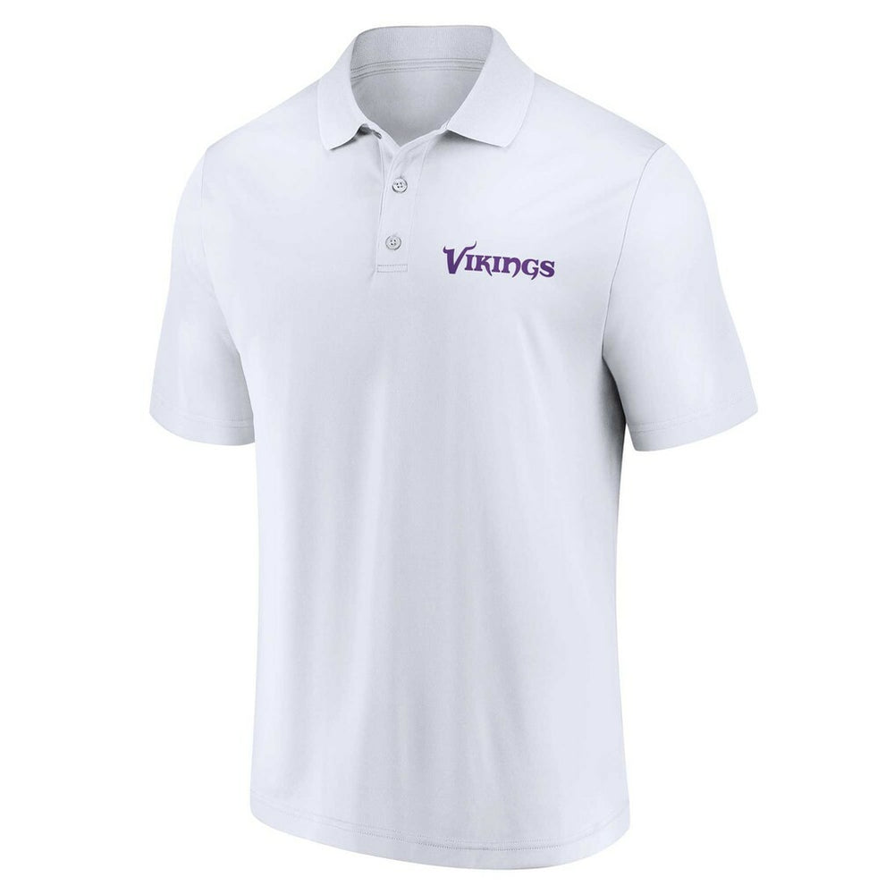 Minnesota Vikings Lockup Two-Pack Polo Set - White/Purple