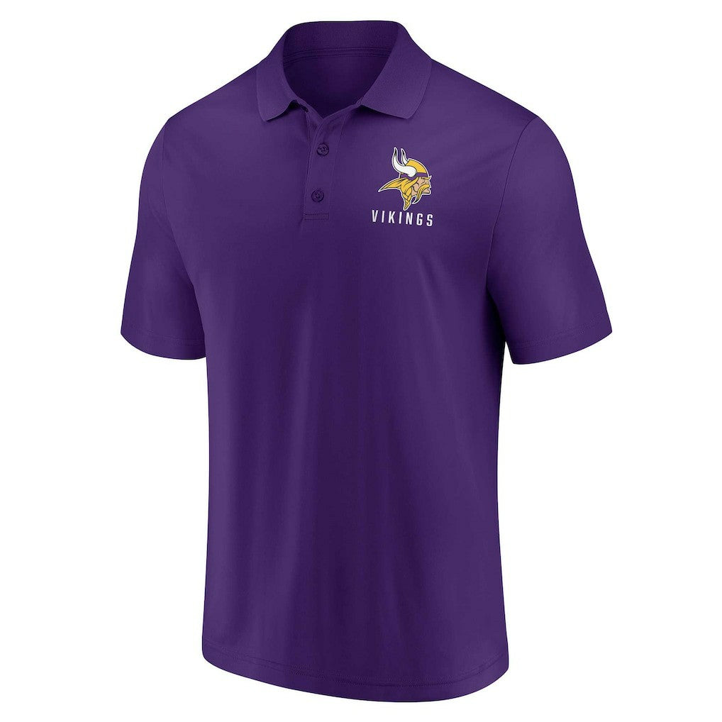 Minnesota Vikings Lockup Two-Pack Polo Set - White/Purple