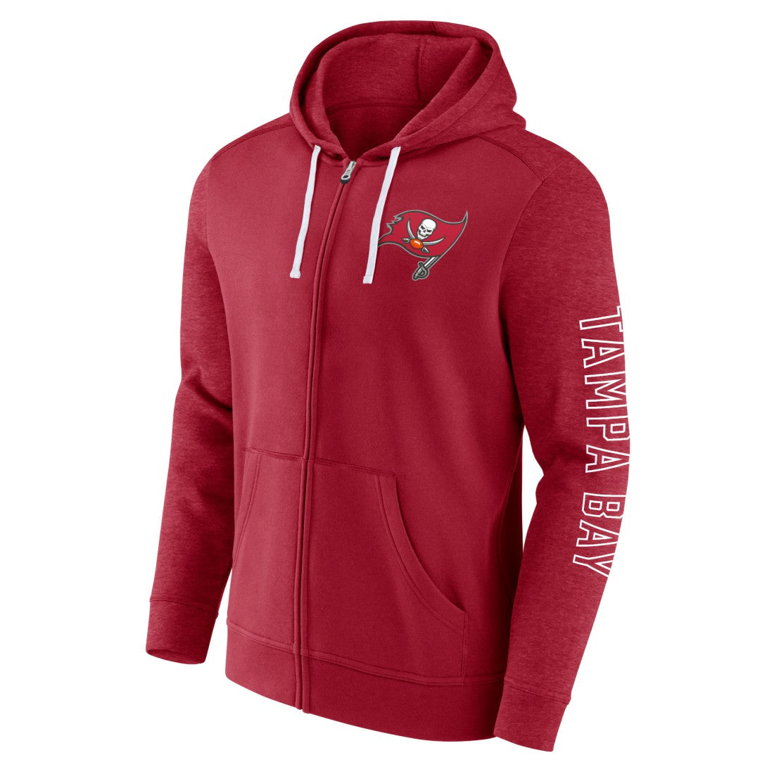 Tampa Bay Buccaneers Offensive Lineup Hoodie Full-Zip Hoodie - Red Hoodies