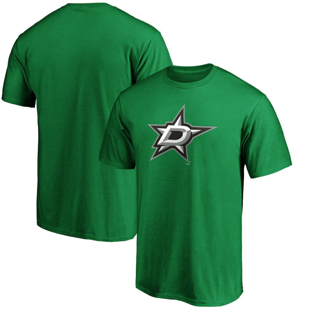 Dallas Stars Primary Logo T-Shirt - Kelly Green | US 5228831