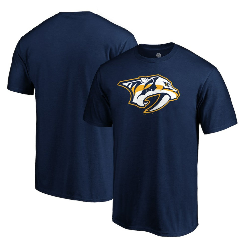 Nashville Predators Primary Logo Team T-Shirt - Navy | US 5228836