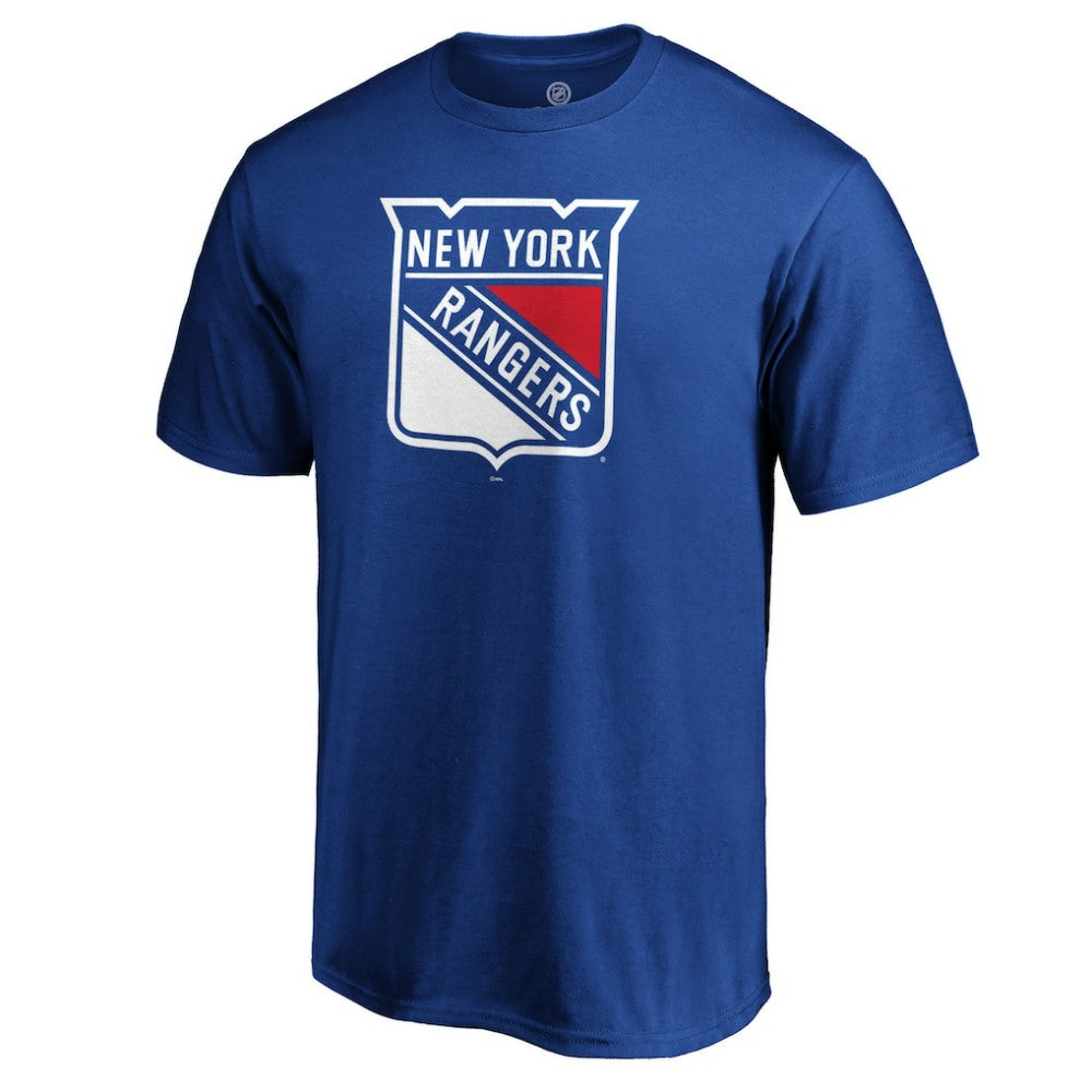 New York Rangers Primary Logo T-Shirt - Blue | US 5228838