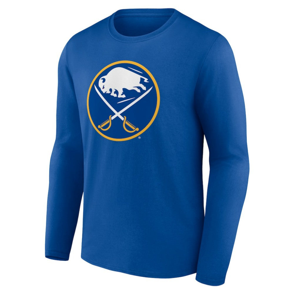 Buffalo Sabres Primary Logo Team Long Sleeve T-Shirt - Royal | US 5228844