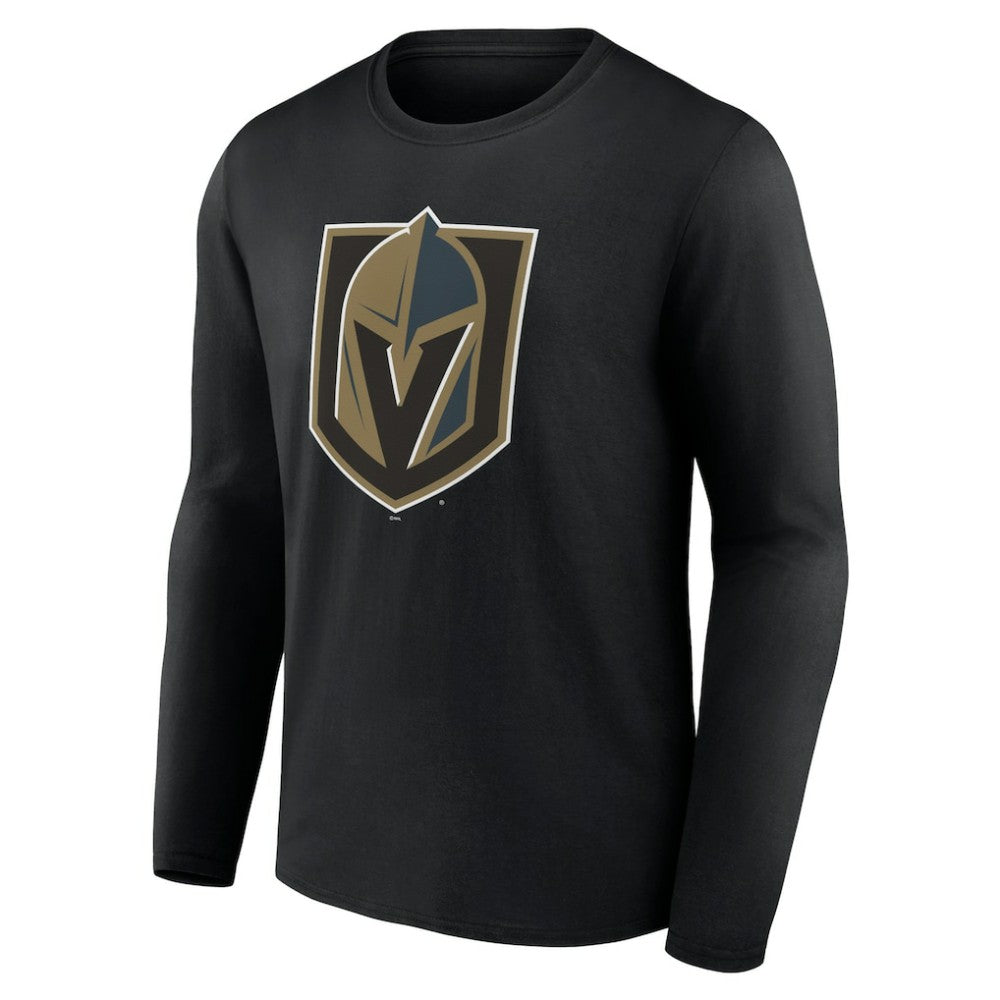 Vegas Golden Knights Primary Logo Team Long Sleeve T-Shirt - Black | US 5228861