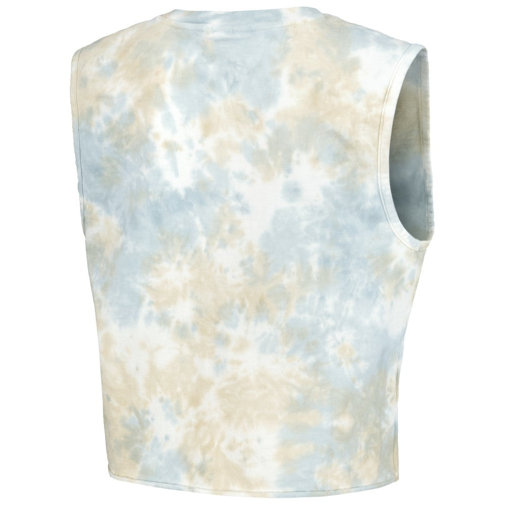 Houston Astros The Wild Collective Women's Washed Muscle Tank Top - White Tanks