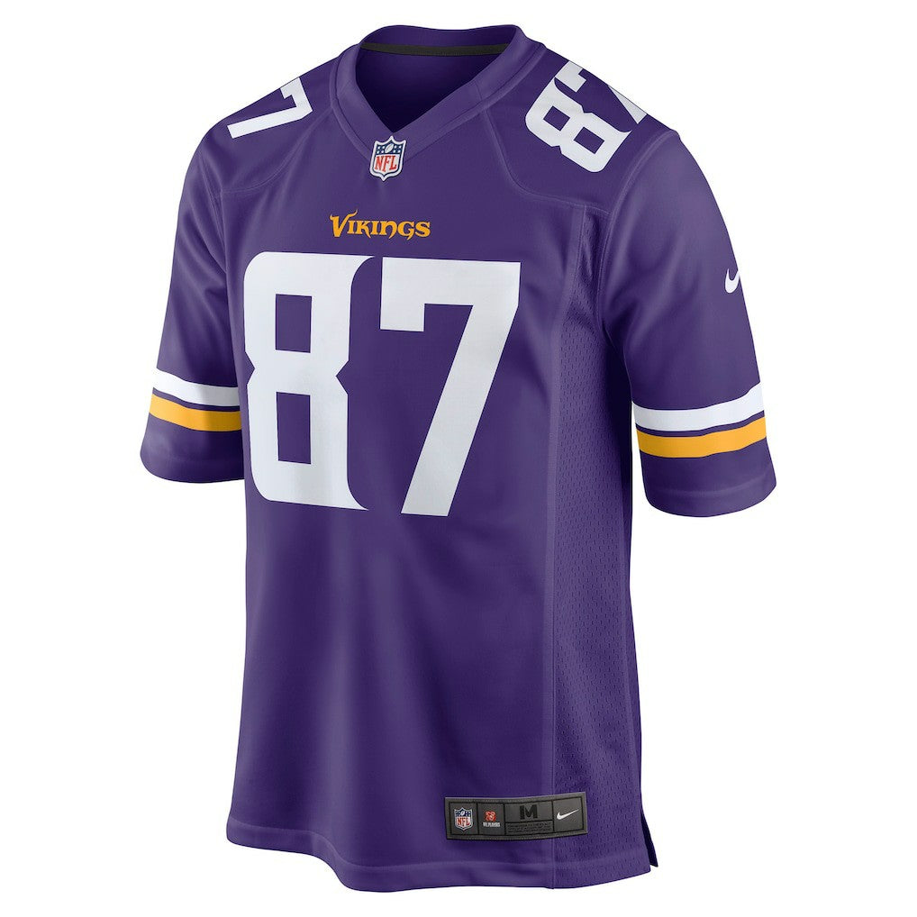 T.J. Hockenson Minnesota Vikings Game Player Jersey - Purple Jerseys